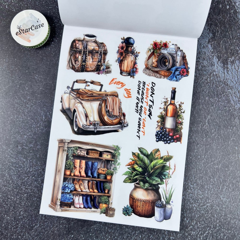 Natural Aesthetics Sticker Book