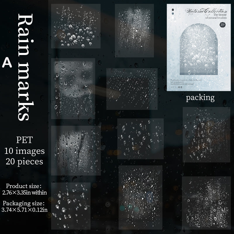 Natural Collection Sticker 20pcs