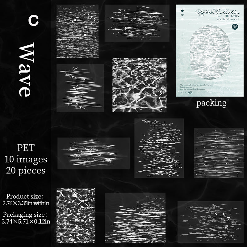 Natural Collection Sticker 20pcs