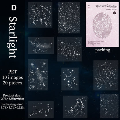 Natural Collection Sticker 20pcs