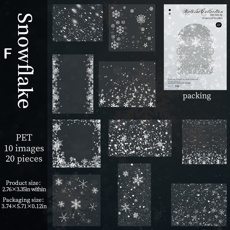 Natural Collection Sticker 20pcs