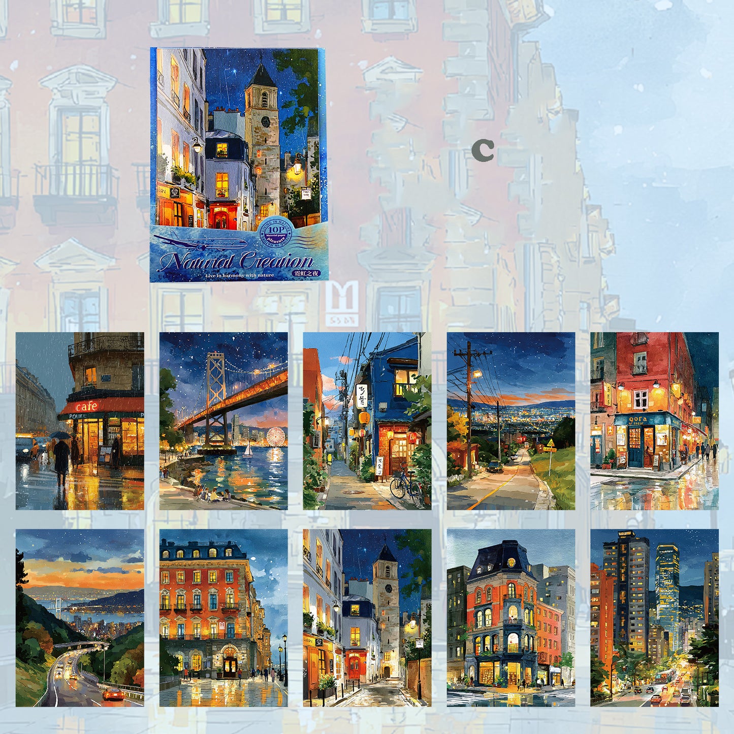 Natural Creation Paper 10pcs