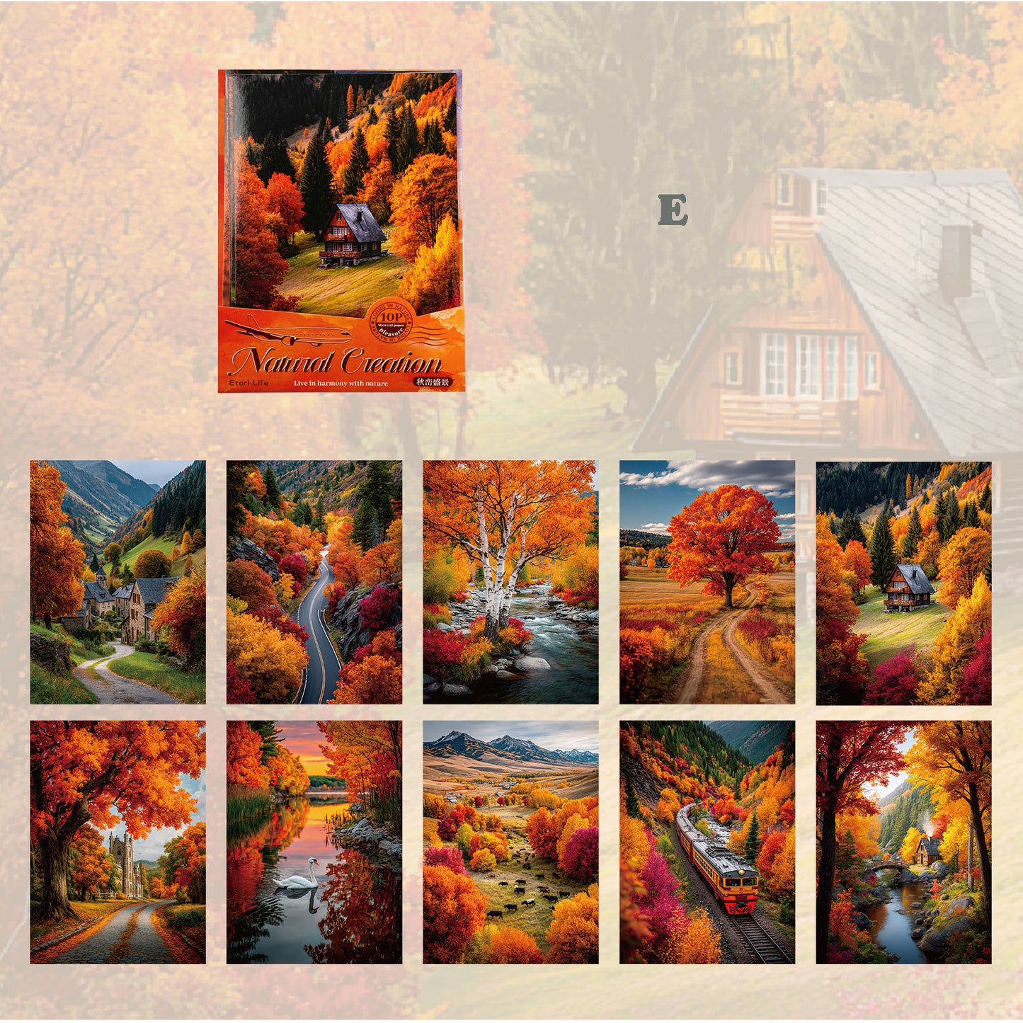 Natural Creation Paper 10pcs