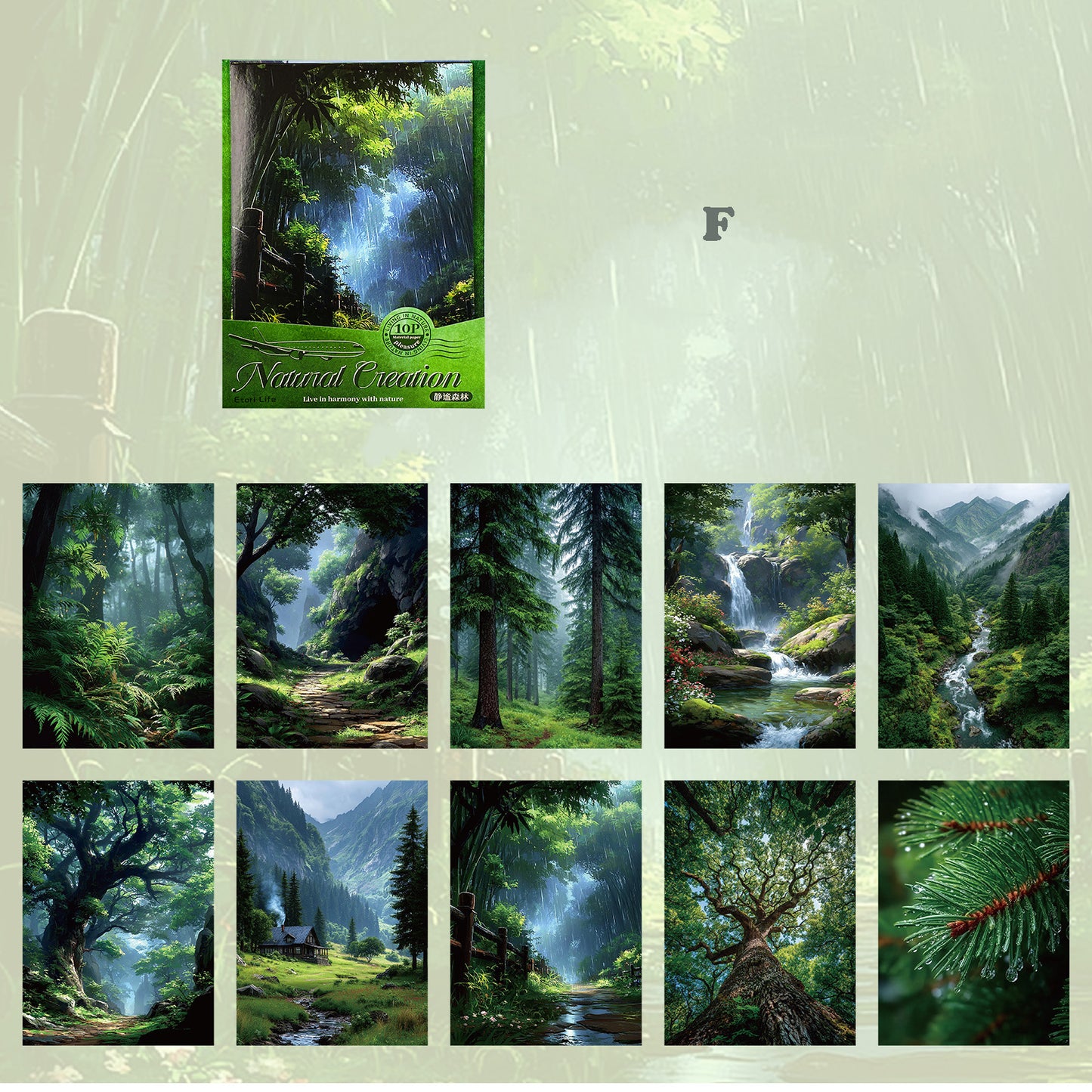 Natural Creation Paper 10pcs