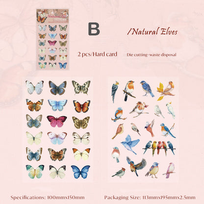 Natural Exhibition Room Stickers 2pcs