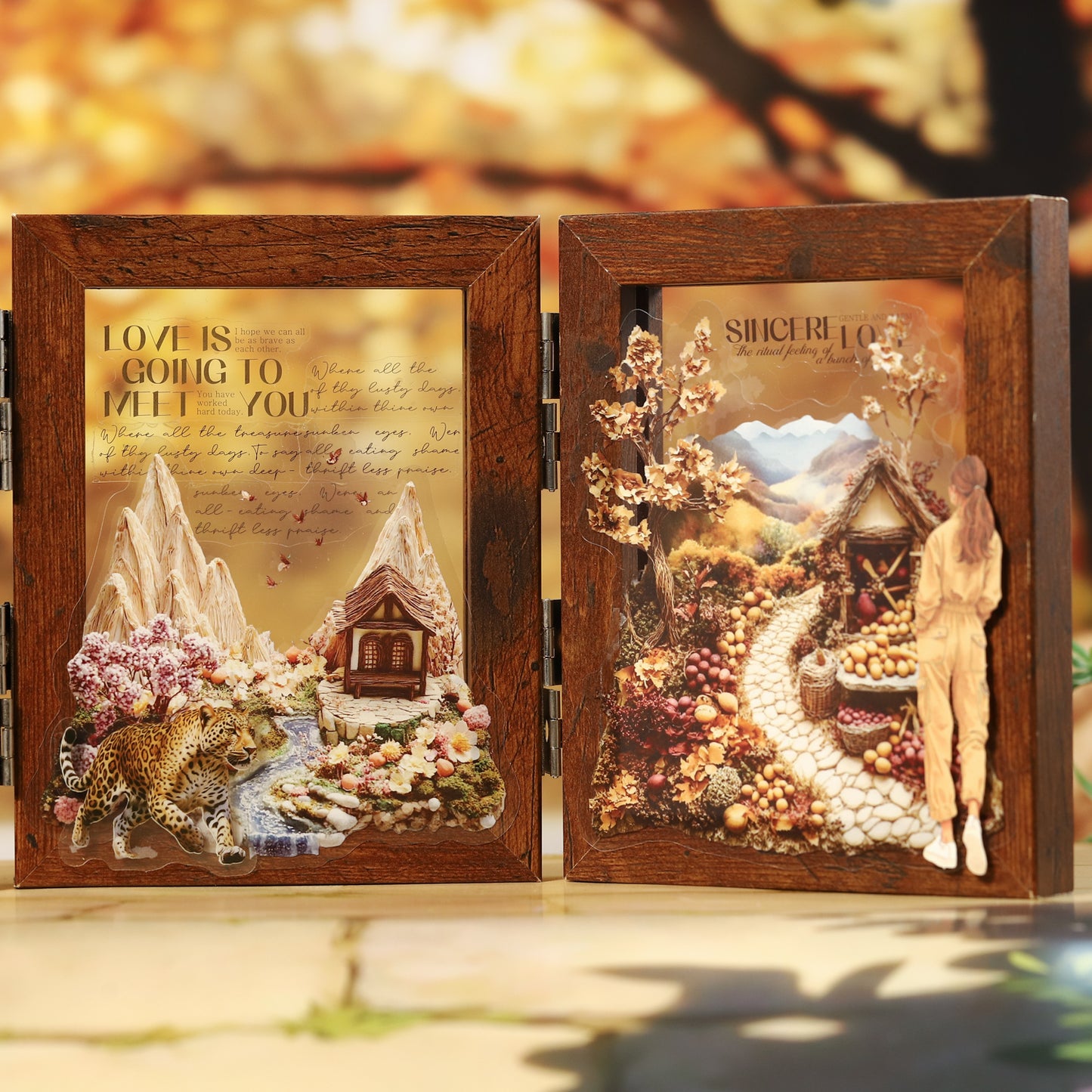 Large Size Natural Scenery Sticker 10pcs