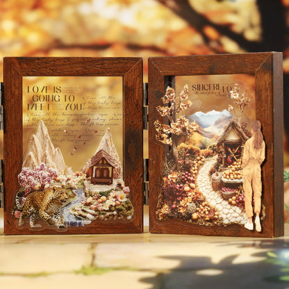 Large Size Natural Scenery Sticker 10pcs