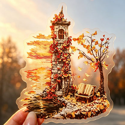 Large Size Natural Scenery Sticker 10pcs