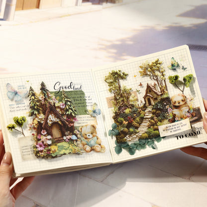 Large Size Natural Scenery Sticker 10pcs
