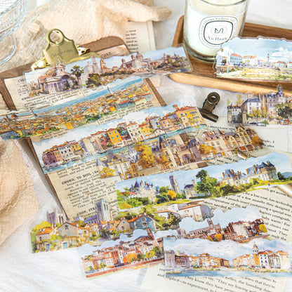 Natural Seenery Stickers 10pcs