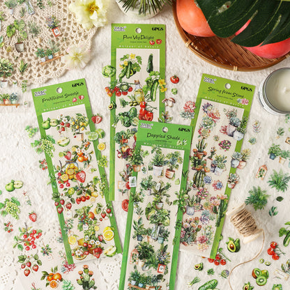 Natural Time Sticker 6pcs