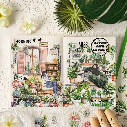 Natural Time Sticker 6pcs