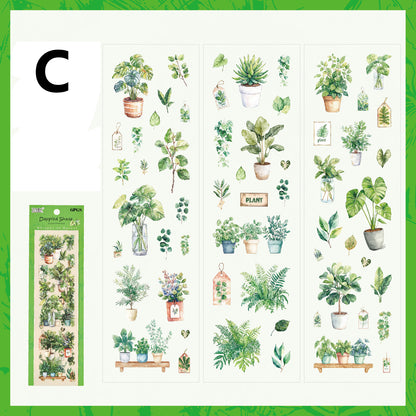 Natural Time Sticker 6pcs