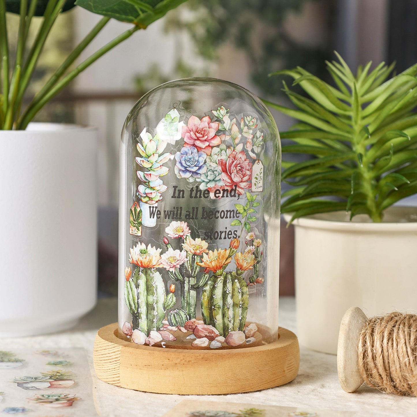 Natural Time Sticker 6pcs