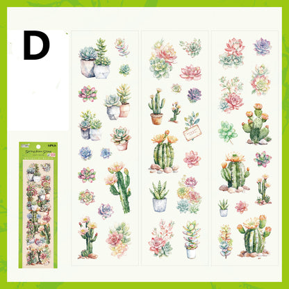 Natural Time Sticker 6pcs