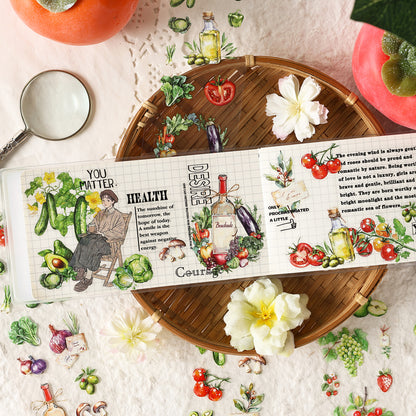 Natural Time Sticker 6pcs