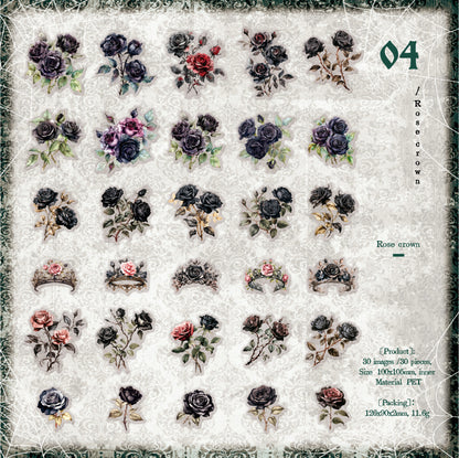 Night Falls Sticker 30pcs