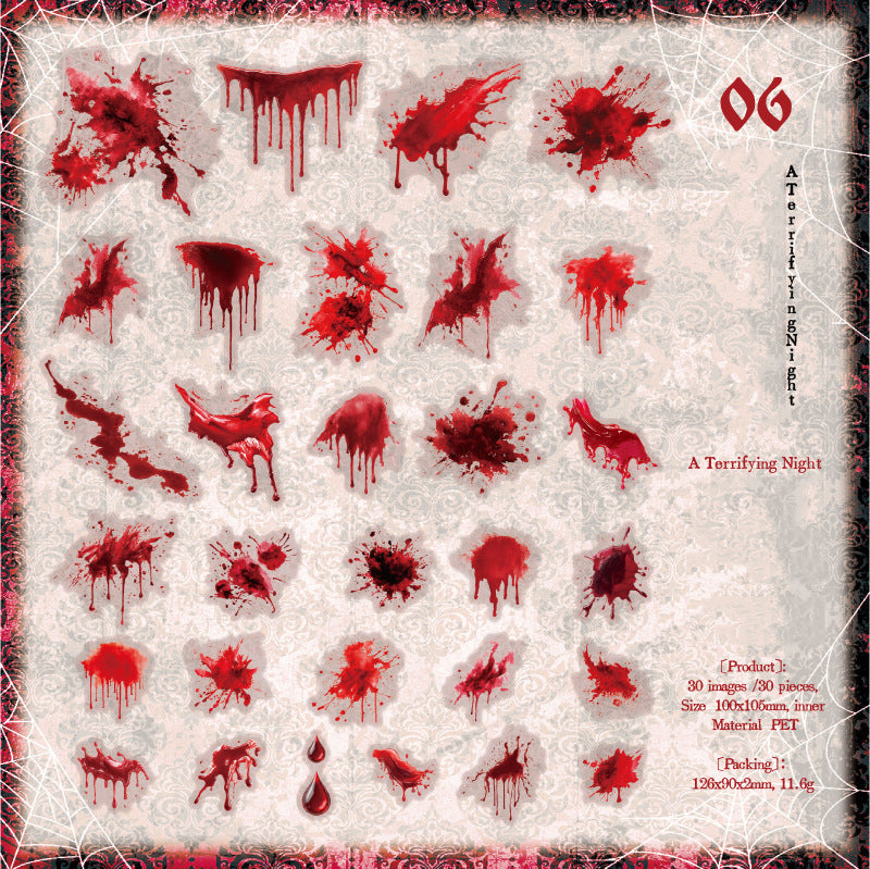 Night Falls Sticker 30pcs