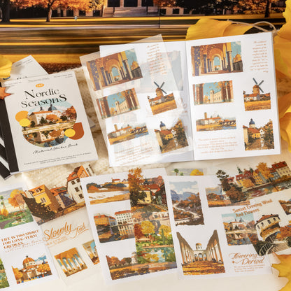 Nordic Seasons Sticker Book 18pcs