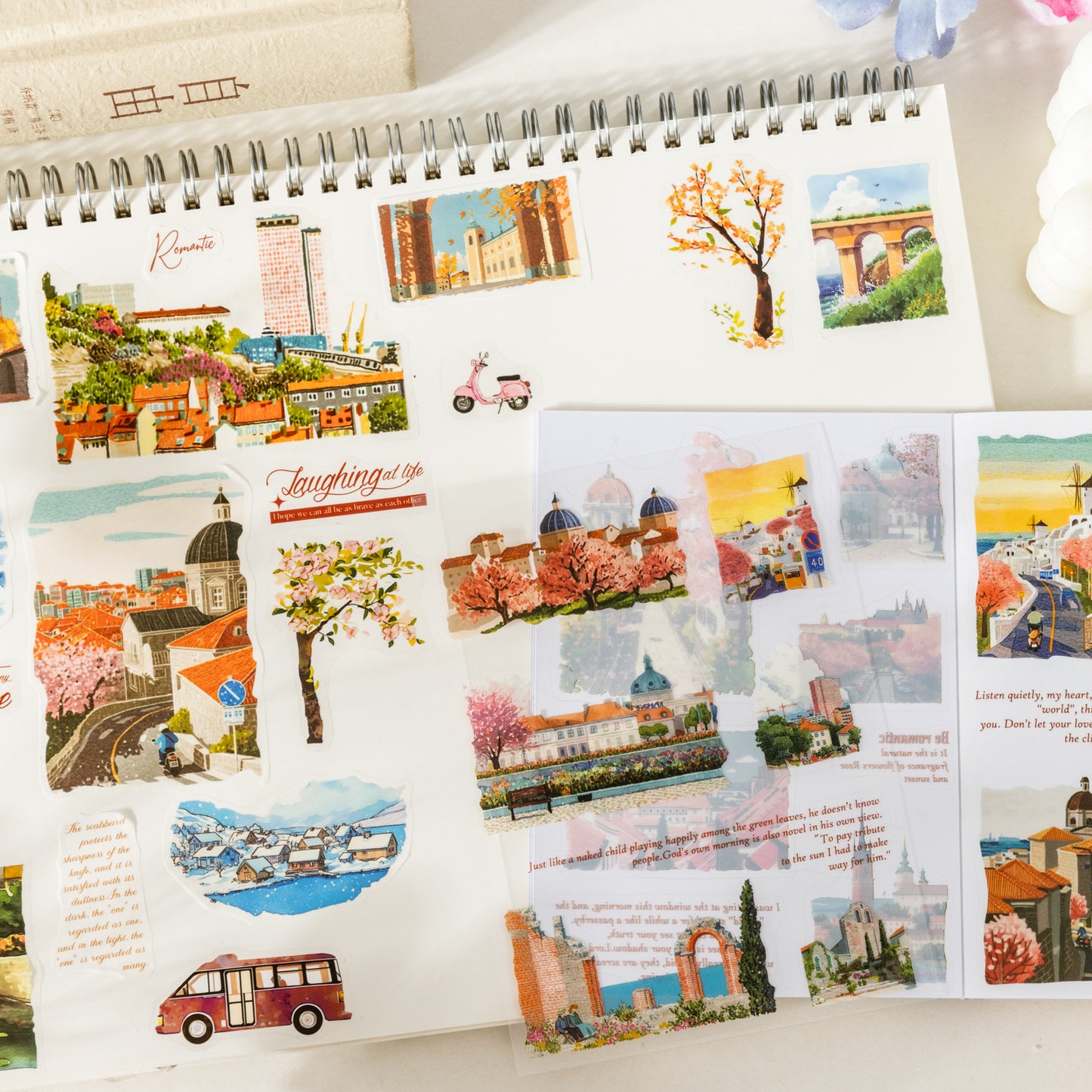 Nordic Seasons Sticker Book 18pcs