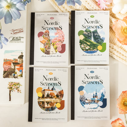 Nordic Seasons Sticker Book 18pcs