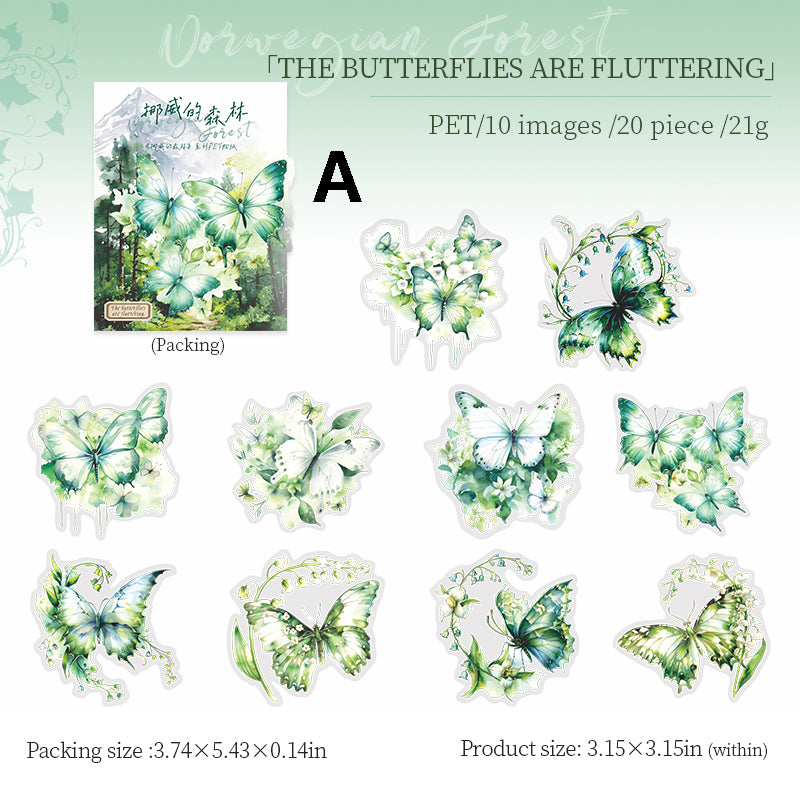 Norwegian forest Sticker 20pcs