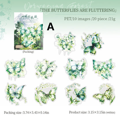 Norwegian forest Sticker 20pcs