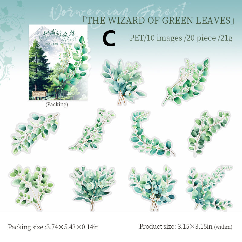 Norwegian forest Sticker 20pcs