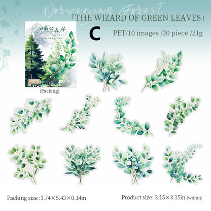 Norwegian forest Sticker 20pcs