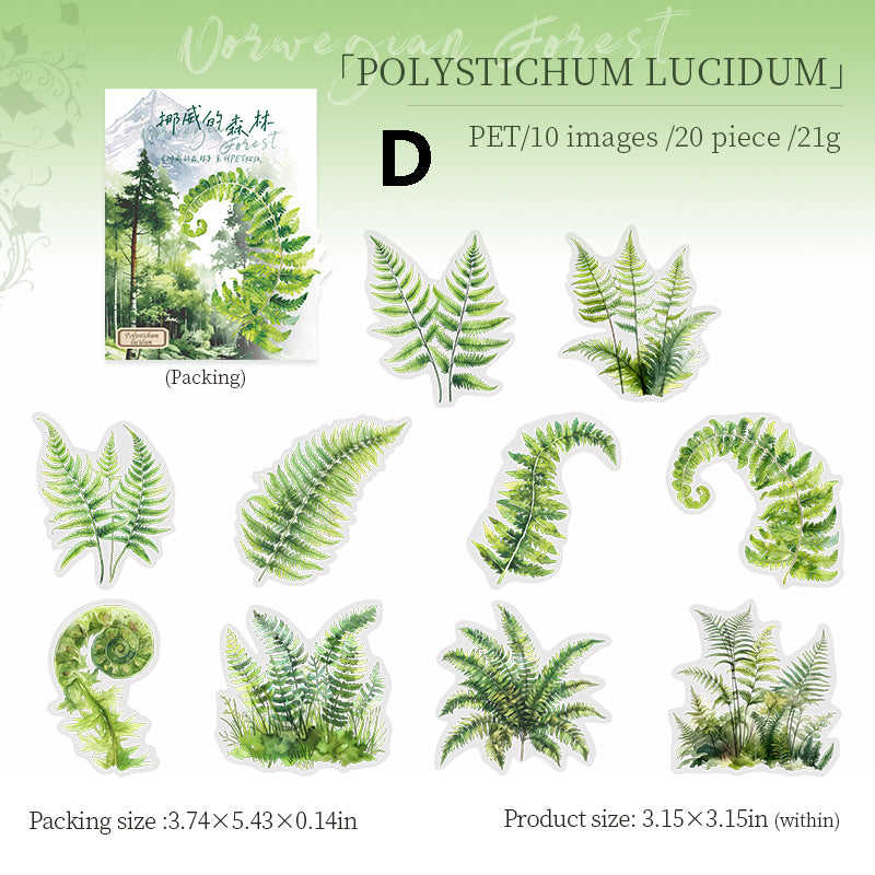 Norwegian forest Sticker 20pcs