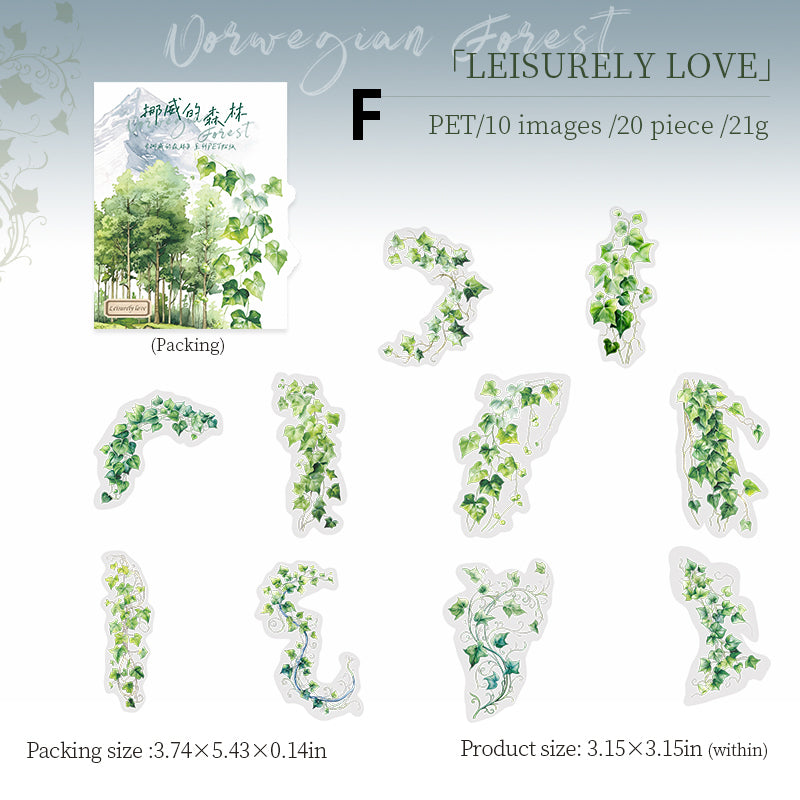 Norwegian forest Sticker 20pcs