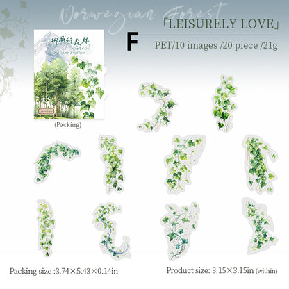 Norwegian forest Sticker 20pcs