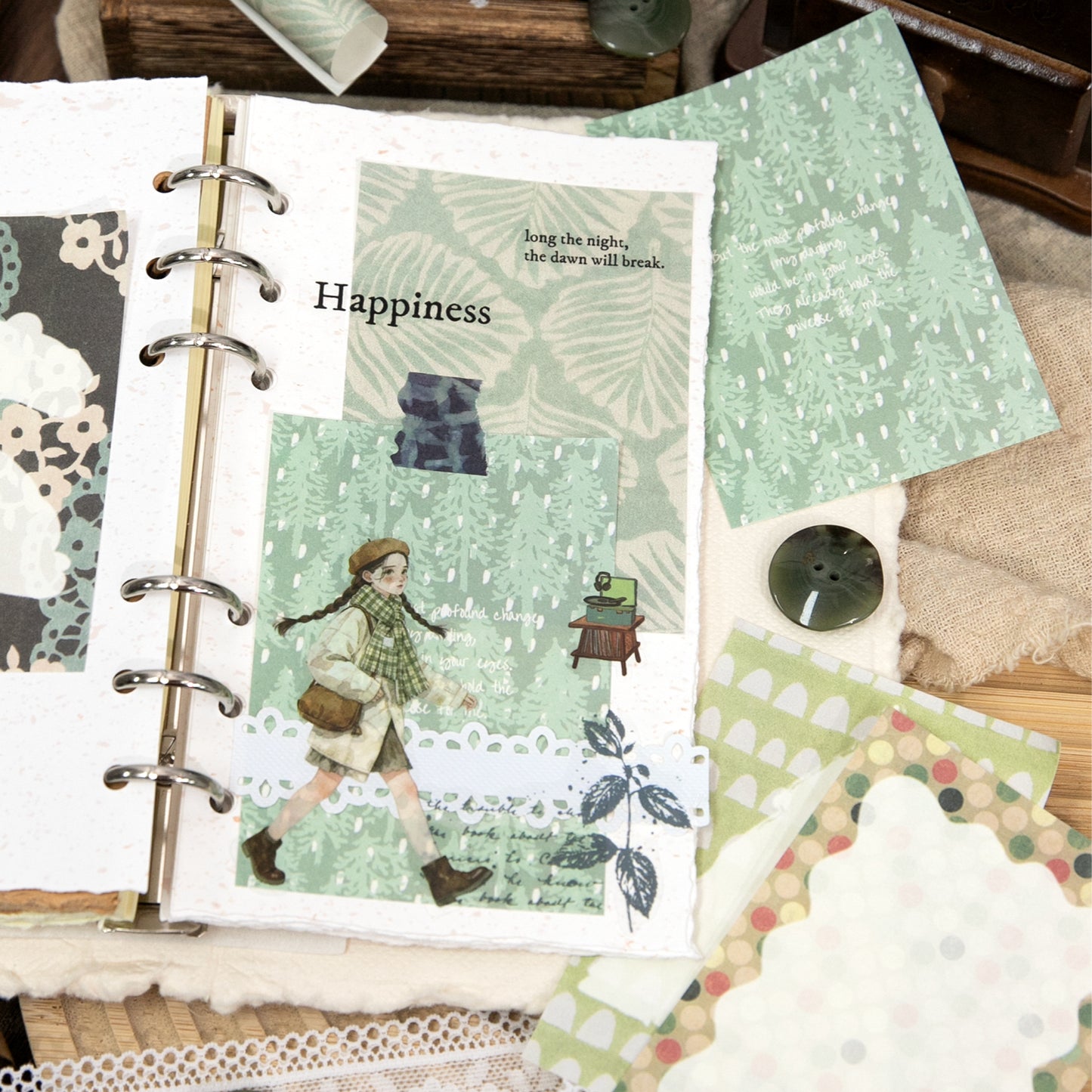 Notes From The Pine Grove Paper 100pcs