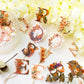 Number and Flower Stickers 80pcs