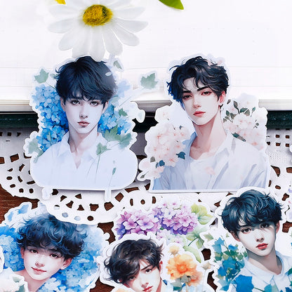 Flower and the Teenager Stickers 18pcs