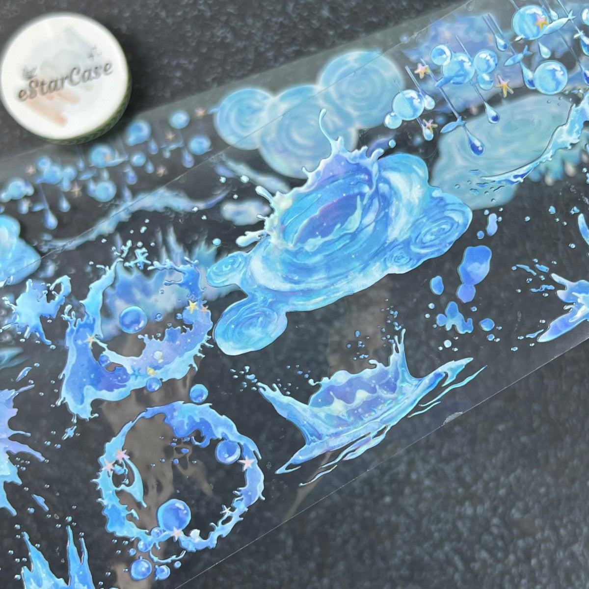 7cm*2m Ocean Wave Pattern Tape