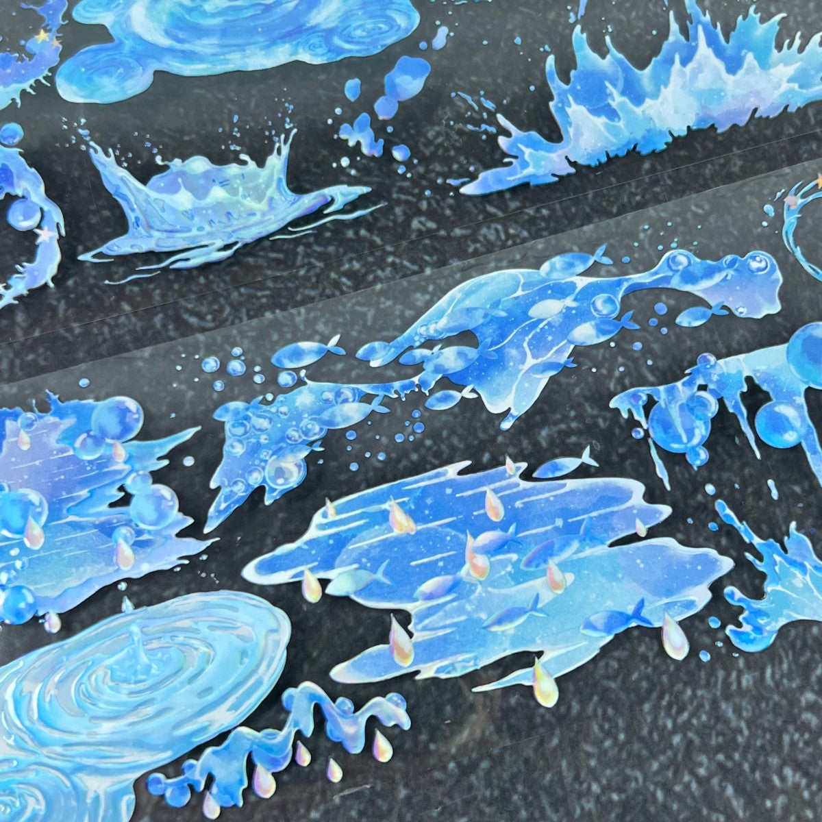 7cm*2m Ocean Wave Pattern Tape