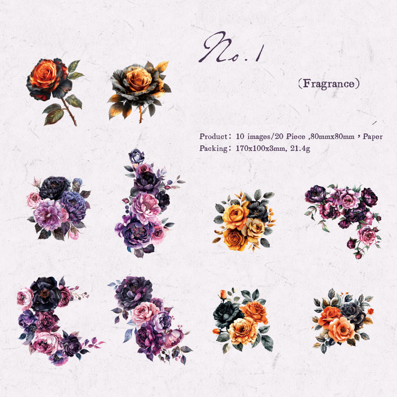 Old Courtyard Sticker 20pcs