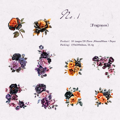 Old Courtyard Sticker 20pcs