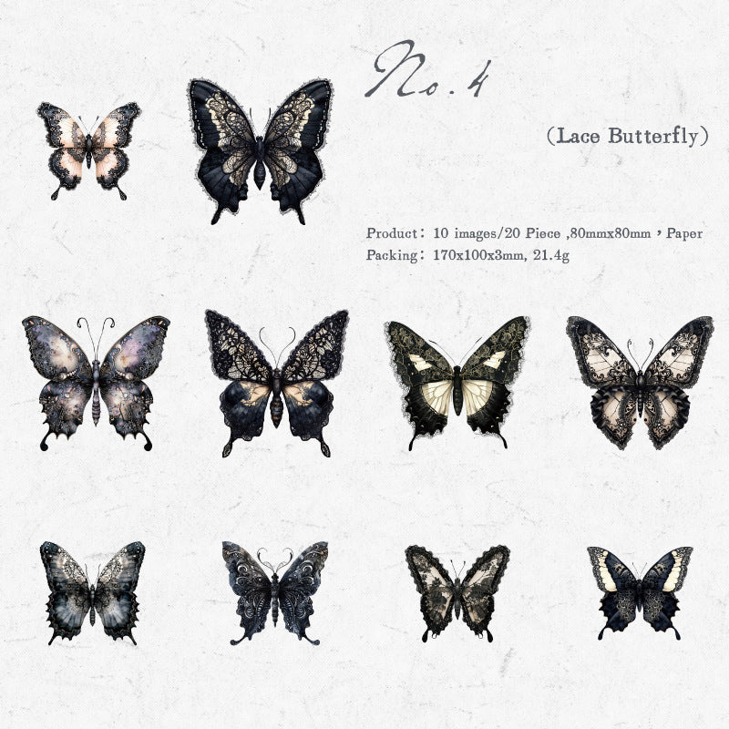 Old Courtyard Sticker 20pcs