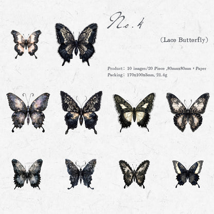 Old Courtyard Sticker 20pcs