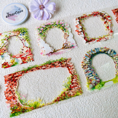 7cm*2m Old Wall Veiled in Moss Tape