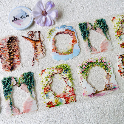 7cm*2m Old Wall Veiled in Moss Tape