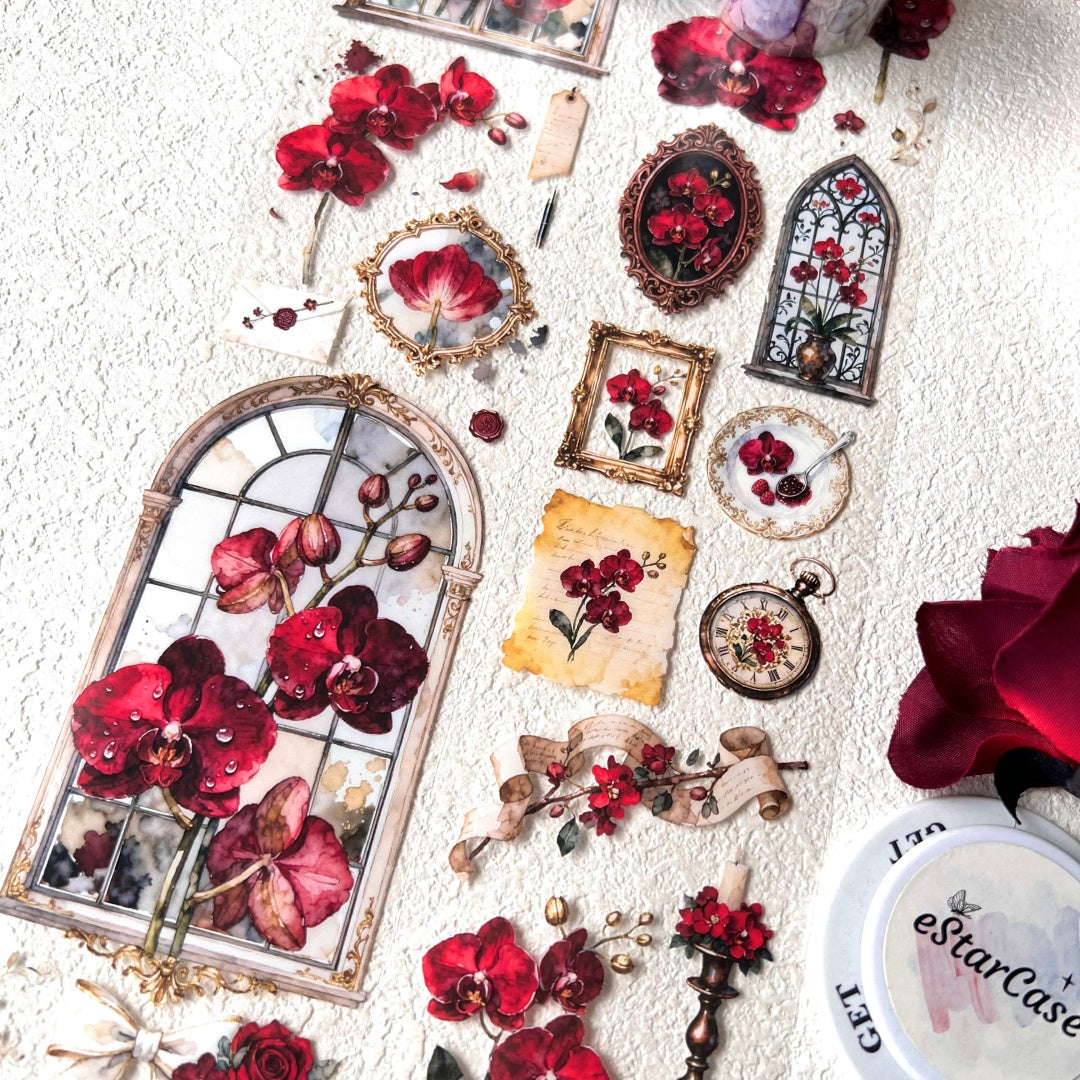 7cm*2m Orchid Butterfly Prelude Tape