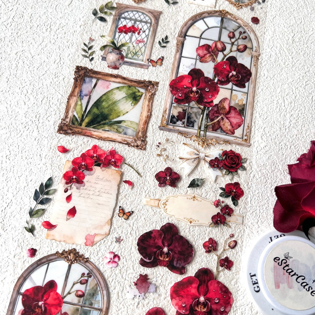 7cm*2m Orchid Butterfly Prelude Tape