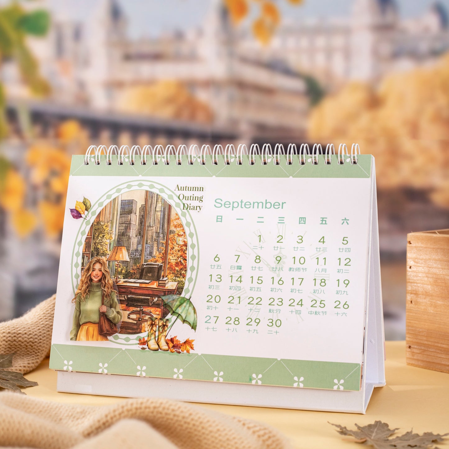 Paris's Autumn Sticker Book 20pcs