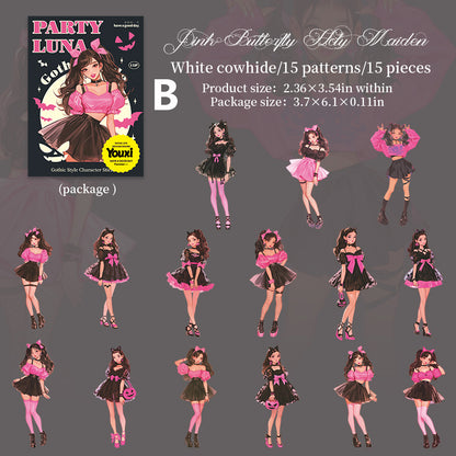Party Luna Sticker 15pcs