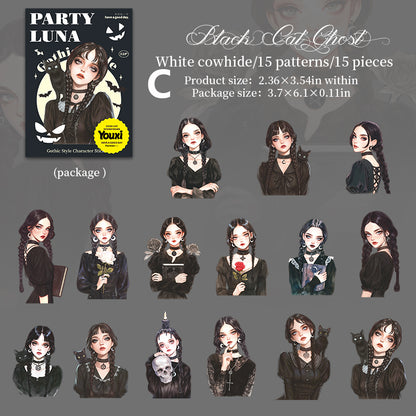 Party Luna Sticker 15pcs