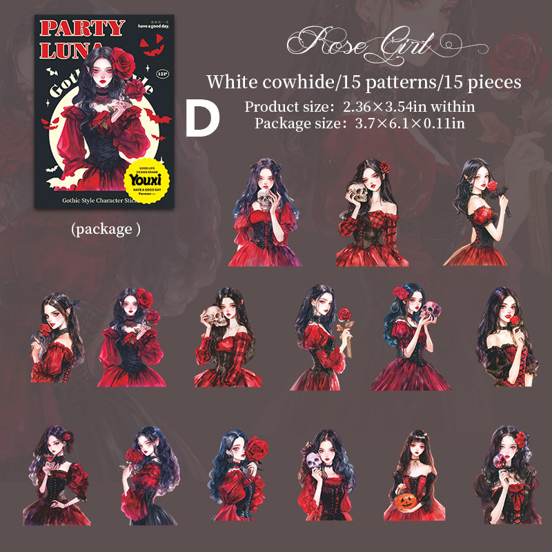 Party Luna Sticker 15pcs