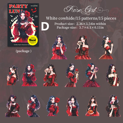 Party Luna Sticker 15pcs